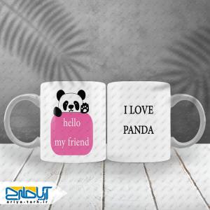 فایل لایه باز ماگ سابلیمیشن پاندا با نوشته