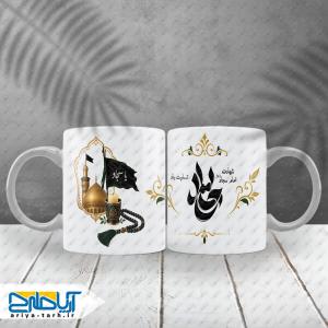 طرح لایه باز لیوان شهادت امام سجاد تسلیت باد