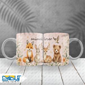 طرح لایه‌باز ماگ حیوانات جنگل